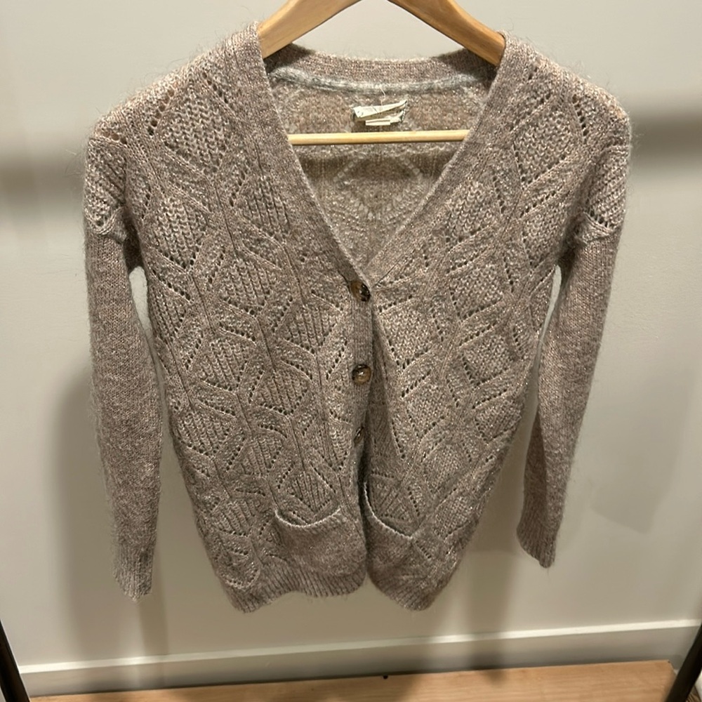 Johnnie B Cardigan, (Boden) Gold Flecked 11-12y